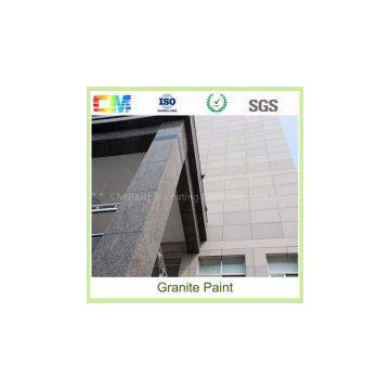 Best selling stain resistance environmental friendly exterior granite wall paint in China