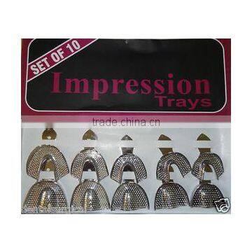 Dental Impression Tray set of 10