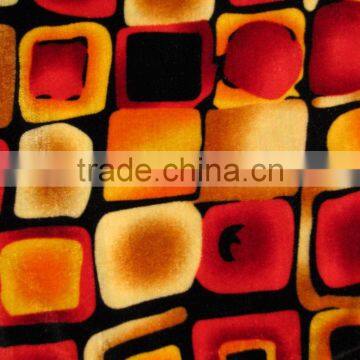 Polyester Knitted Velvet Fabric-For Garment, Upholstery