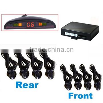 Mini LED Monitor Display Car Reversing Sensor System with 4 Front and 4 Rear In -Bumper Sensors RD-018C8