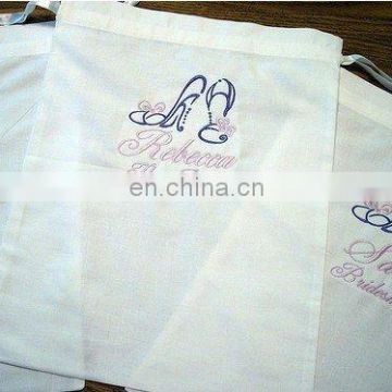 Embroidery shoe bag