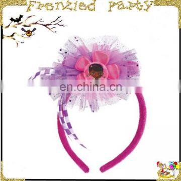 New arrival pink flower headband sweety headband FGHD-0130