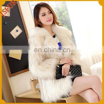 Genuine Fur Coat Wholesale Soft Out wear Overcoat From China