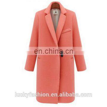 2017 BAIYIMO Women's Winter Jackets Coats Single Button Elegant Warm Thicken Long Women Coat photo-3