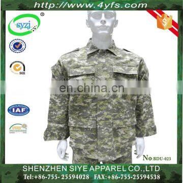 Factory OEM Service Army Tactical BDU Jungle Digital Camouflage Military Uniform/Jungle Camouflage Battle Dress Uniform