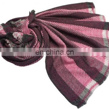 Pashmina Wool shawls for mexico, Herringbone Pashmina shawls