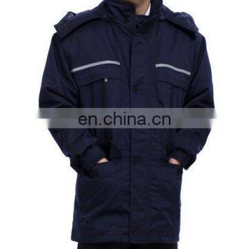 blue safety reflective jacket/winter jacket safety reflective/safety reflector jacket