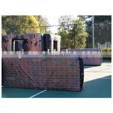 2015 new design cheap inflatable paintball bunker from professional manufacturer