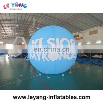 lighting inflatable helium balloon/ LED inflatable ball/ luminous inflatable advertisement