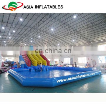 Giant Inflatable Water Park / Dolphin Amusement Park Equipment