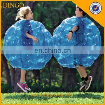 pvc/tpu inflatable soccer bubble ball for outdoor sport