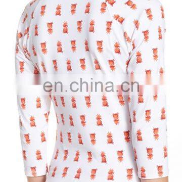 Custom Made Sublimated Long Sleeve Upf 50 Women Spandex Lycra Rash Guard photo-4