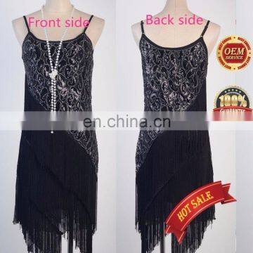 BestDance 1920S Women Vintage Flapper Gatsby Charleston Sequin Latin Cocktail Tassel Dress