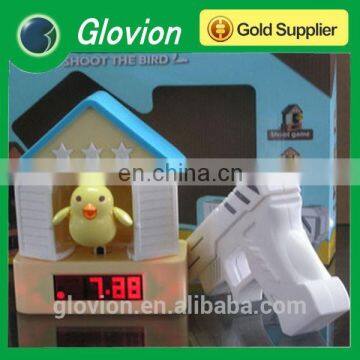 Hot sale bird shape alarm clock with cun