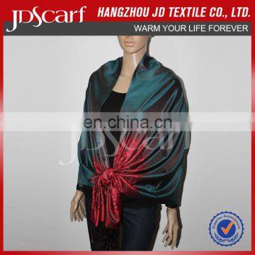 Birthday Party Dresses JDS-131# Elegant Luster and Soft Silk Hijab photo-2