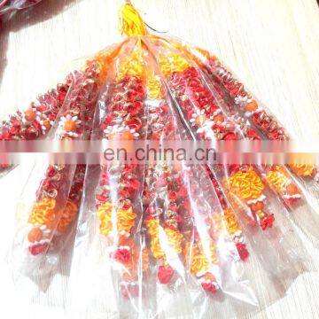 Ratna handicrafts Exclusive Ribon Mala-RED-Yellow Ratna handicrafts Exclusive Ribon Mala RH-PM-001