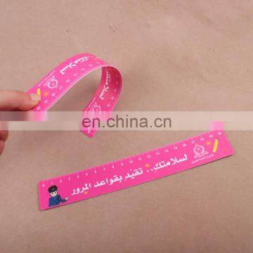 OEM factory custom promotional gifts pp flexible ruler