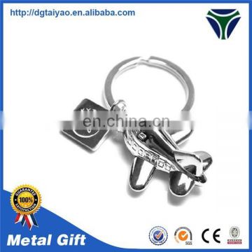 promotion custom round metal keychain