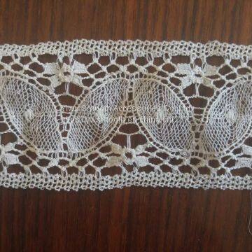 New Fashion White Cotton Sewing Embroidery Machine Lace Trim Fabric photo-3