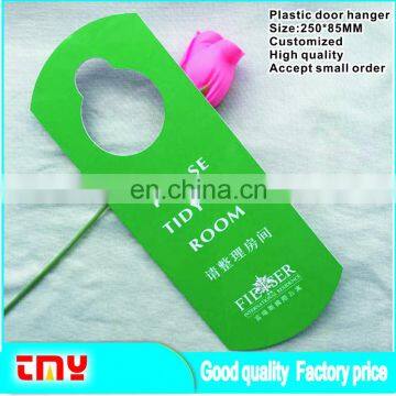 Custom Disposable Plastic Pvc Door Hanger,Wholesale Hotel Do Not Disturb Door Hanger photo-3