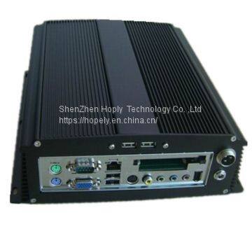 Mini Itx Case With Dual USB Ports For Embedded Industrial Car PC Case , WallMount Bracket Aluminum Cases With Two Usb po photo-3