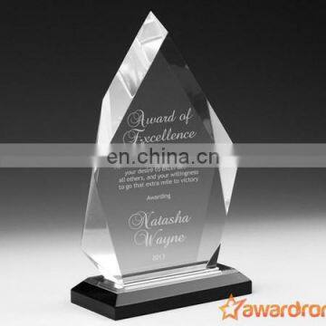 2016 hot sell acrylic award plaques and trophies