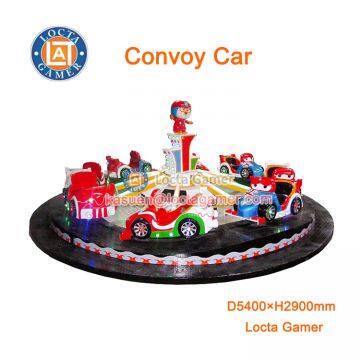 Zhongshan amusement park equipment, kiddie rides, convoy car, rotate kids car, Climbing Car, up and down