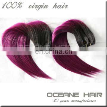 Hot selling top grade large stock ombre malaysian hair