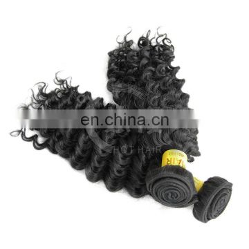 5A cheap unprocessed factory price indian deep wave hair extensions in stock