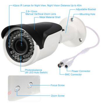 Wdm 40m Night Vision Distance IR Dome Security CCTV Camera photo-4