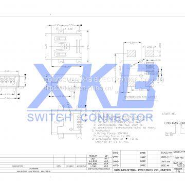 Good Quality U213-05XN-4BH82 MINI USB Female Connector photo-2