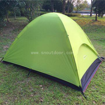 Green Color 2 Man Tent Backpacker Lightweight Camping Tents