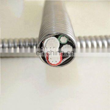 UL Listed Cable Copper MC Feeder Cable 4*6 AWG +8AWG Hot Sale