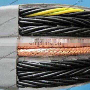 China rubber insulated elevator parts-flat cable/TVVBPG 24X0.75