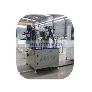 Advanced electric knurling machine and strip feeder for aluminum window and door