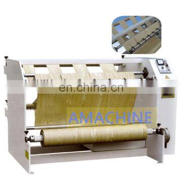 Paper/PVC/wood veneer  cutting and rewinding machine