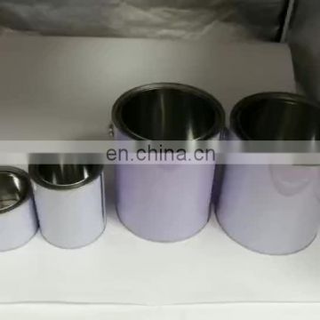 Factory wholesale empty metal round tin can for pry lid cans top arch up ink pail round  paint can