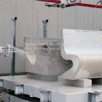 Fikot High Quality Granite Marble Block Profilling Suqaring Diamond Wire Saw 7.3mm 8.3mm 8.8mm 9mm 10mm 11mm 11.5mm photo-3