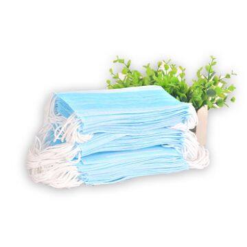 Blue Color 3 Ply Non Woven Disposable Face Mask photo-4
