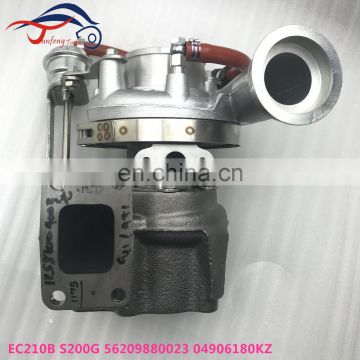 NEW GENUINE S200G turbo 56209880023 04906180KZ EC210B engine Turbocharger for Deutz Industrial Engine with TCD2012L6 Engine