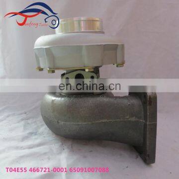 T04E55 Turbo 466721-5001S 466721-0003 65091007088 Turbocharger for Daewoo Truck V2-8TC Right Bank Engine photo-3