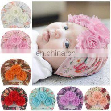 babys kids Bows print Hat