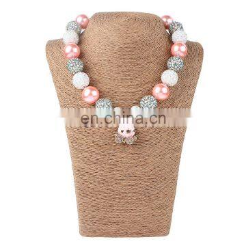 Girl Pink Pumpkin Necklace Kids Halloween Diamond Charms Pendants Jewelry Accessories photo-5