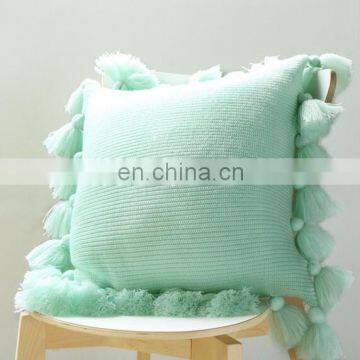 Home Decor Pillow With Delicate Tassels Sofa Decorative Pillow Cover Tassel Pillow Case Cushions photo-6
