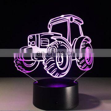 Heavy Trucks 3D Night Light Car Lamp Usb 7 Colors Changing LED Bedroom Lamp Party Decor Lamp Boy Gift Touch Light photo-5