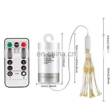 Hanging Firework LED Fairy String Light Christmas Party Decor Xmas 8 Modes Remote Outdoor Waterproof Christmas LED String Lights photo-3