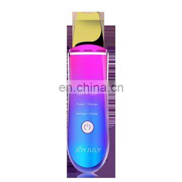 2020 Easy use New Wireless Charging Waterproof Ultrasonic Skin Scrubber colorful device