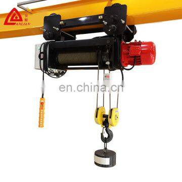 double speed heavy duty rope hoist 5 ton electric for lifting monorail