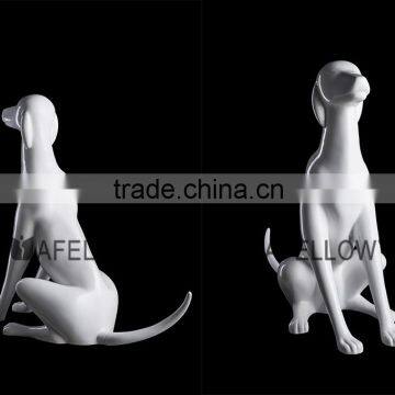 Fashion Fiberglass Dog Mannequin,white Mannequin Manikin Dog Wholesale Mannequin G1-BK