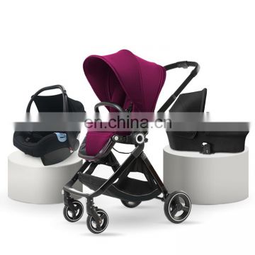 Seat the reversing two-way push baby stroller baby carriage portable strollers 3 in 1